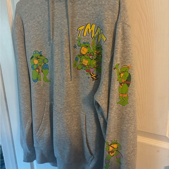 Nickelodeon Gray T-Shirt with TMNT Logo - Picture 2 of 4